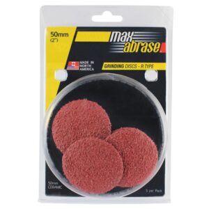 Carded 5 Pack: Mini Grinding Disc R Type Ceramic - 50mm x C36