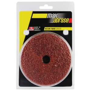 Carded 5 Pack Resin Fibre Soft Metal Disc - 125mm x B80 Grit