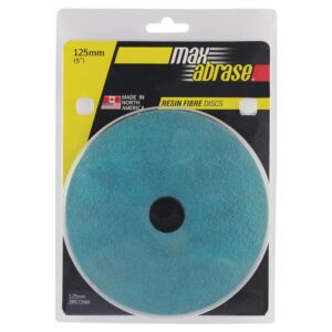 Carded 5 Pack 125mm x Z24 Resin Fibre Disc Zirc. Supreme Grit