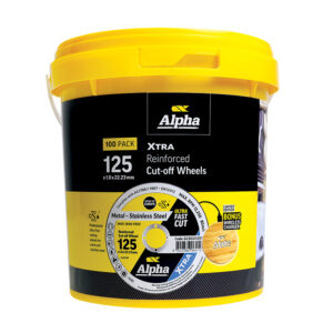 XTRA Cutting Disc 125 x 1.0mm 100 Pack Tub | Bonus Wireless Phone Charger