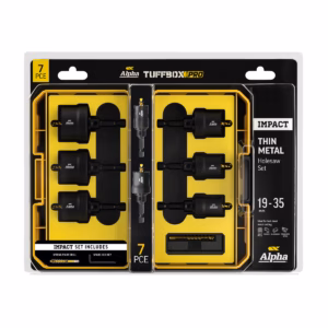 7 Piece | Alpha Impact Thin Metal Tuffbox Pro Holesaw Set