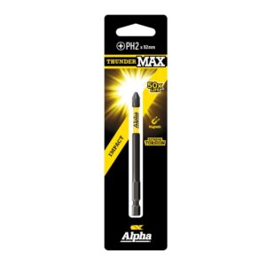 ThunderMax PH2 x 92mm Impact Power Bit Carded