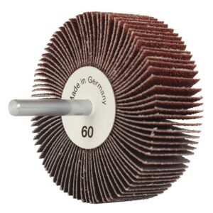 Flap Wheel Mounted 75 x 38 x 6mm A60 Grit AlOx Bulk