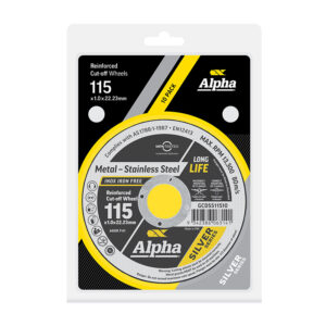 Cutting Disc 115 x 1mm Silver Series Carded (Pk 10)