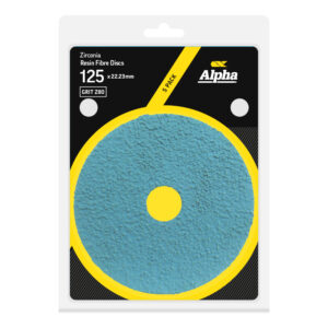 Resin Fibre Disc 125mm Z80 Grit Zirconia Carded (Pk 5)