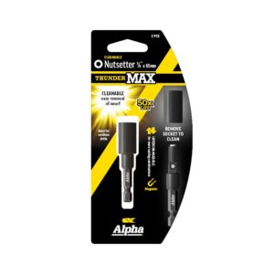 ThunderMax 3/8in x 65mm Impact Magnetic Nutsetter 2 Piece Cleanable Carded