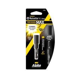 ThunderMax 5/16in x 65mm Impact Magnetic Nutsetter 2 Piece Cleanable Carded