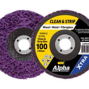 Clean & Strip Disc 100mm Purple ultra XTRA Bulk