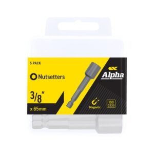 Nutsetter 3/8in x 65mm Magnetic x 5 Handipack
