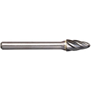 3/8in Tree Radius Nose Aluminium Cut Carbide Burr