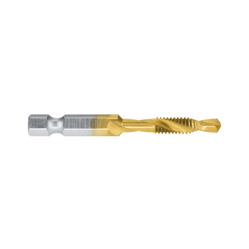 UNC 12G x 24 HSS Combination Drill & Tap | TiN Coated
