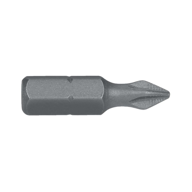 PH1 x 25mm Phillips Ribbed Insert Bit
