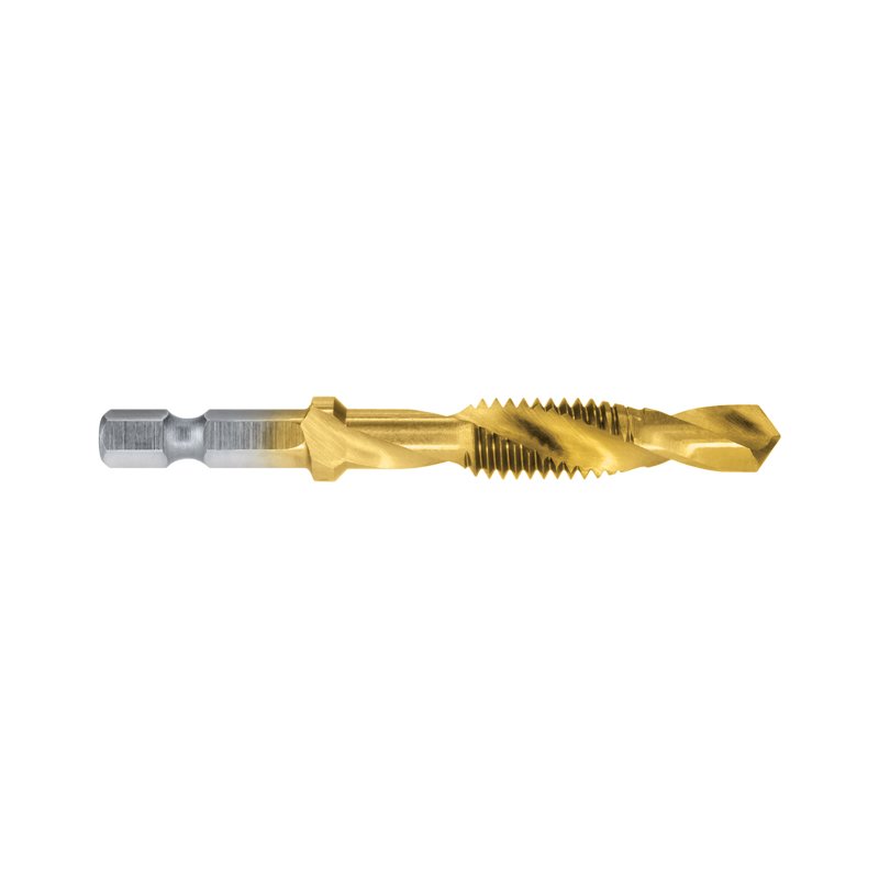 UNC 8G x 32 HSS Combination Drill & Tap | TiN Coated