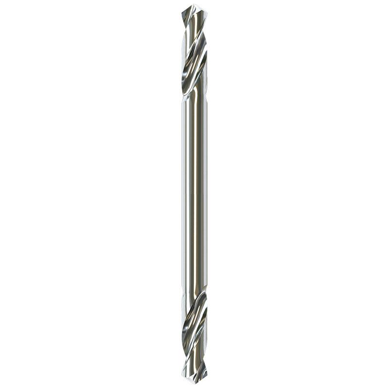 No.20 Gauge (4.09mm) Double Ended Drill Bit Carded 2pk - Silver Series
