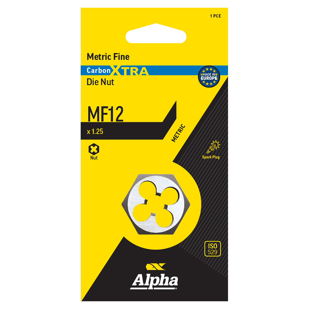 Carded Carbon Die Nut SP-12.0 x 1.25