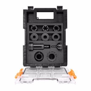 VersaDrive ImpactaDie XL Set including Adapter/Collar + M16, M20, M25 Guides and Hex Die Nuts for Electrical Conduit